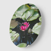 睡蓮 ラージ壁時計 (傾斜)