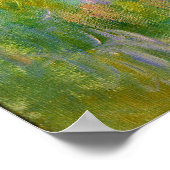 睡蓮 – ルバッシンデニンフェズバイモネ ポスター (角)