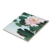 睡蓮、古邨のスイレン、Koson、Ukiyo-e タイル (側面)