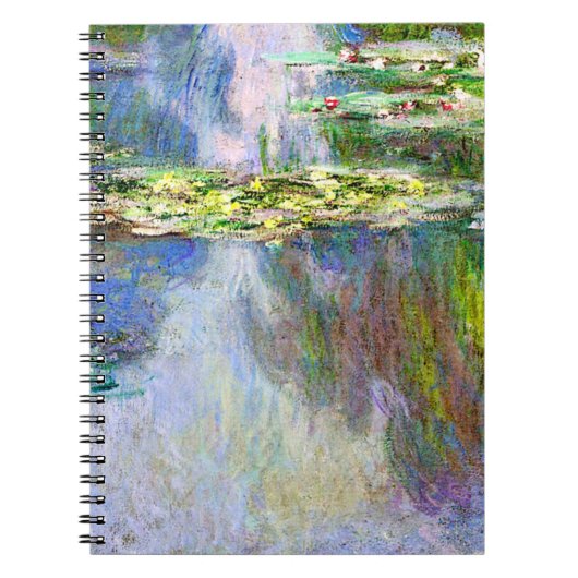 睡蓮、有名な絵画、 ノートブック (正面)