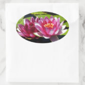 睡蓮 楕円形シール (バッグ)
