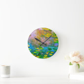 睡蓮–013 ラウンド壁時計 (ホーム)