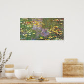 睡蓮、1915年、キャンバス油 ポスター (キッチン)