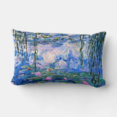 睡蓮、1919年モネ絵画の ランバークッション (裏面)