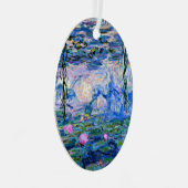 睡蓮、1919年、クロード・モネ著。 メタルオーナメント (正面右)