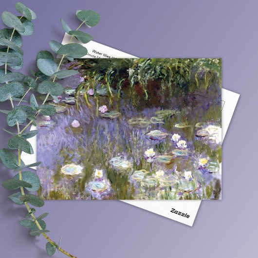 睡蓮（1922年）クロード・モネ ポストカード