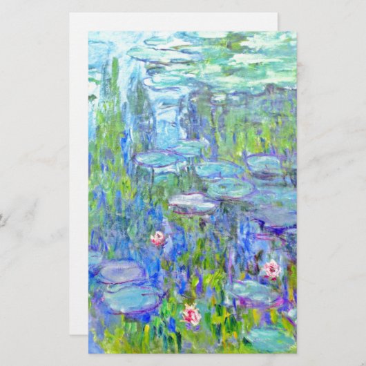 睡蓮–38 便箋 (正面/裏面)