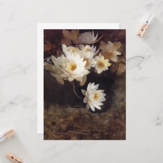 睡蓮(Abbott Henderson Thayer) カード (正面/裏面インサイチュ)