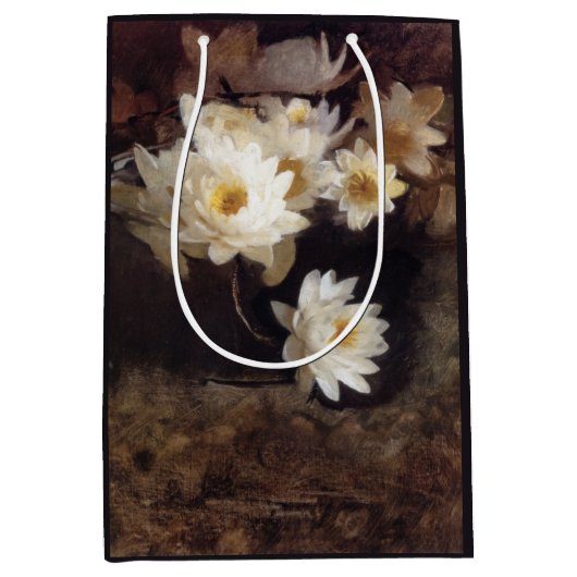 睡蓮(Abbott Henderson Thayer) ミディアムペーパーバッグ (正面)