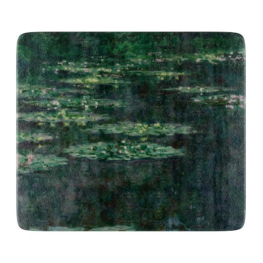 睡蓮(by Claude Monet) カッティングボード (正面)