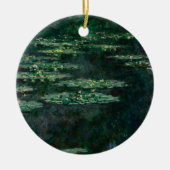 睡蓮(by Claude Monet) セラミックオーナメント (正面)