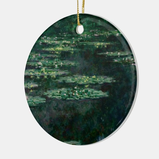 睡蓮(by Claude Monet) セラミックオーナメント (左)
