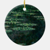 睡蓮(by Claude Monet) セラミックオーナメント (裏面)