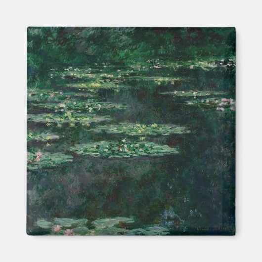 睡蓮(by Claude Monet) マグネット (正面)