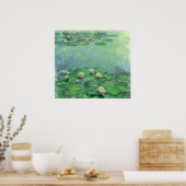 睡蓮c.1914-17；キャンバス上の油 ポスター (キッチン)