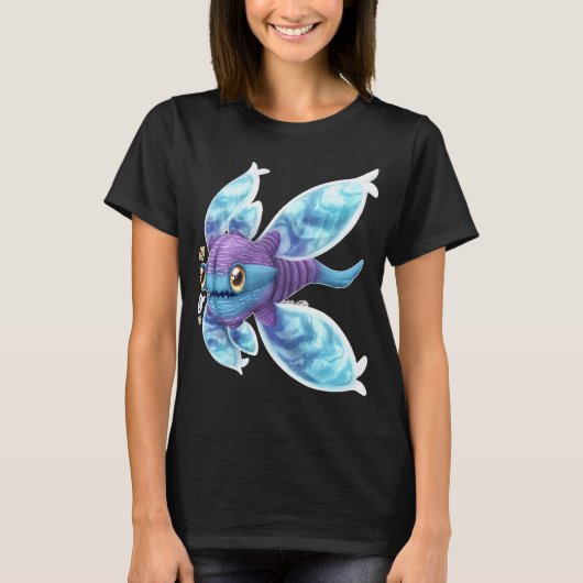 睨めっこしようか? Tシャツ (正面)