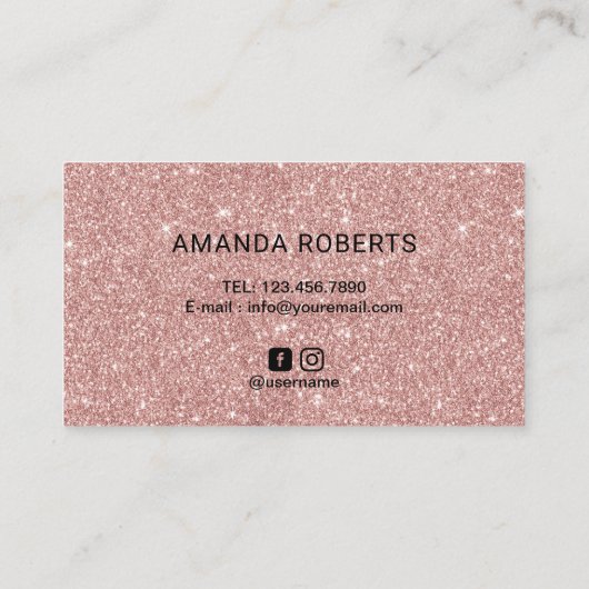 睫毛サロンバラ金ゴールドブラシストロークターコイズ 名刺 (裏面)