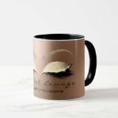 睫毛伸張美しいスタジオスキニーアイグリッター マグカップ (正面右)