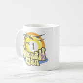 睾丸癌の生存者のユーモア マグカップ (正面左)