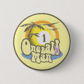 睾丸癌の生存者のユーモア 缶バッジ (正面)