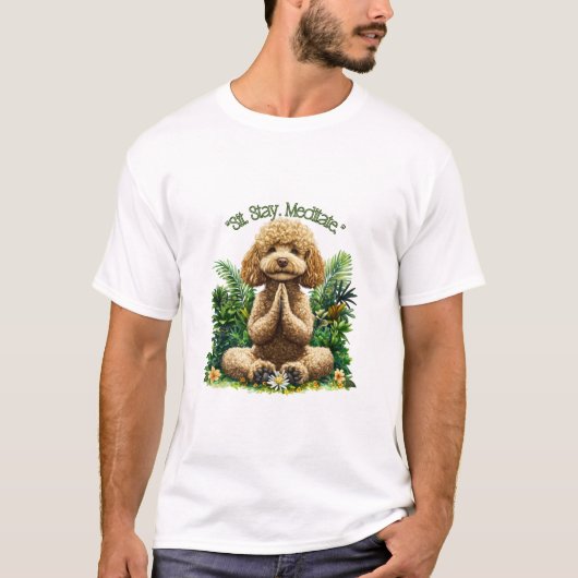 瞑想しよう Tシャツ (正面)