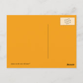 瞑想するテックスデニャン 猫のポストカード ポストカード (裏面)