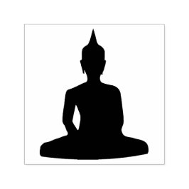 瞑想する仏陀 仏教 スピリチュアルな旅 セルフインキングスタンプ