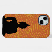 瞑想する仏陀 iPhoneケース (裏面横)