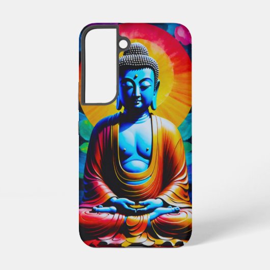 瞑想する仏陀 SAMSUNG GALAXYケース (裏面)