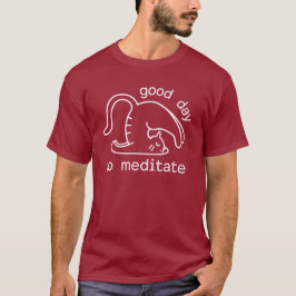 瞑想する日 Tシャツ