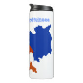 瞑想とマインドフルネス僧侶とのカンボジアの地図 タンブラー (回転右)