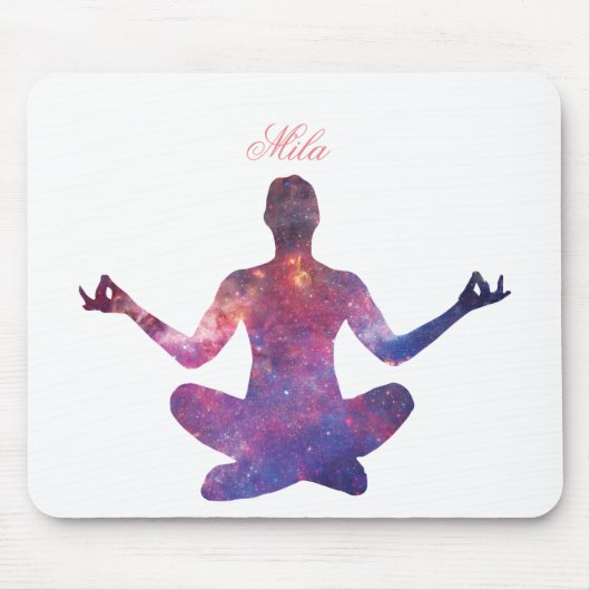 瞑想と平和 マウスパッド (正面)