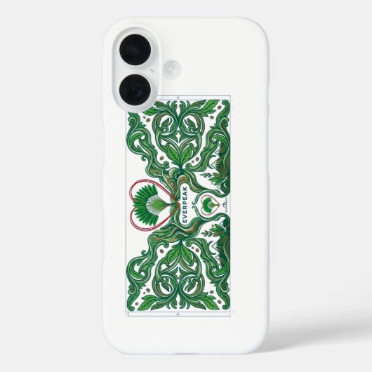瞑想と広がり - 自然と愛の象徴 Case-Mate iPhoneケース (裏面)