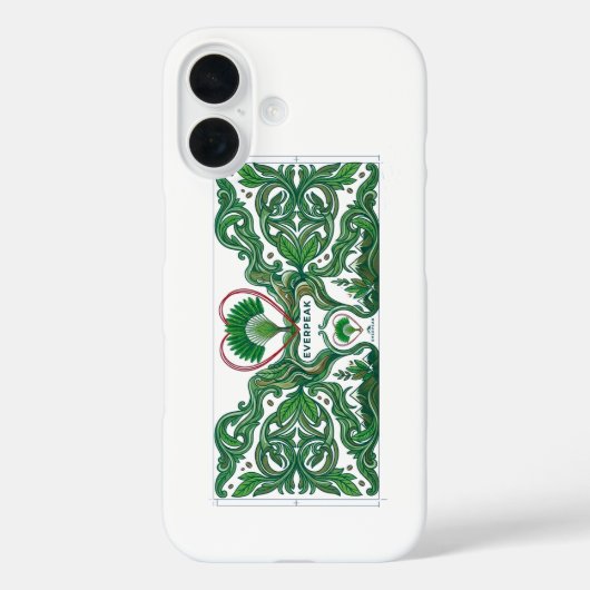 瞑想と広がり - 自然と愛の象徴 Case-Mate iPhoneケース (裏面)