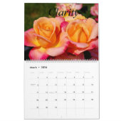 瞑想と穏やかな カレンダー (3月 2026)