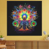 瞑想と静穏 キャンバスプリント (インサイチュ (リビング))