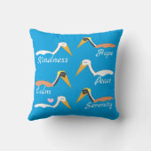 瞑想におけるペリカン クッション (裏面)