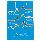 瞑想におけるペリカン ミディアムペーパーバッグ (裏面)