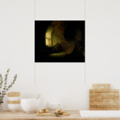 瞑想における哲学者， 1632 ポスター (キッチン)