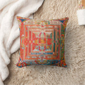 瞑想のためのマンダラ宇宙図 クッション (ブランケット)