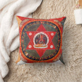 瞑想のためのマンダラ宇宙図 クッション (ブランケット)