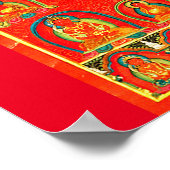 瞑想のためのマンダラ宇宙図 ポスター (角)