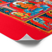 瞑想のためのマンダラ宇宙図 ポスター (角)