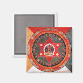 瞑想のためのマンダラ宇宙図 マグネット (正面/裏面)