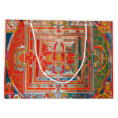 瞑想のためのマンダラ宇宙図 ラージペーパーバッグ (裏面)