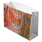 瞑想のためのマンダラ宇宙図 ラージペーパーバッグ (裏面アングル)