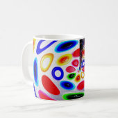 瞑想のパレット コーヒーマグカップ (正面左)