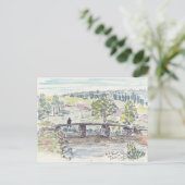 瞑想のポストカード ポストカード (スタンド正面)