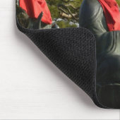 瞑想の中の仏 マウスパッド (コーナー)