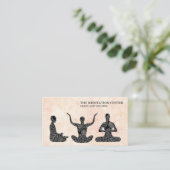 瞑想の健康と健康トライバルパターンII 名刺 (スタンド正面)